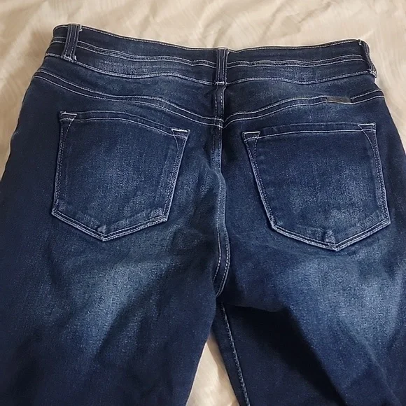 High waisted skinny crop